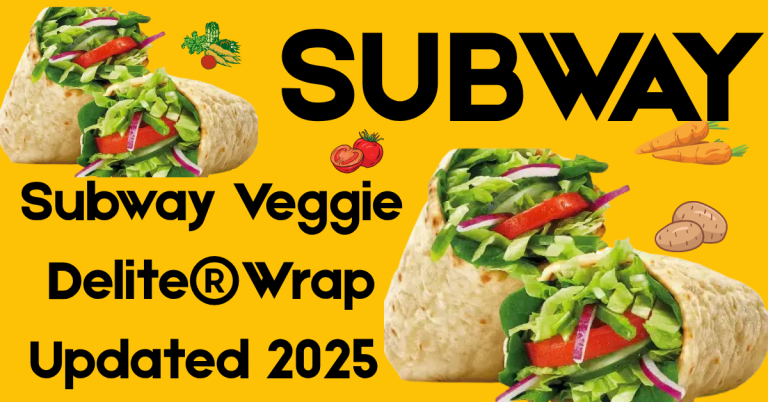 Subway Veggie Delite®Wrap Updated 2025